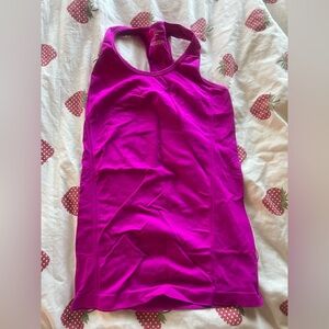 hot pink workout tank